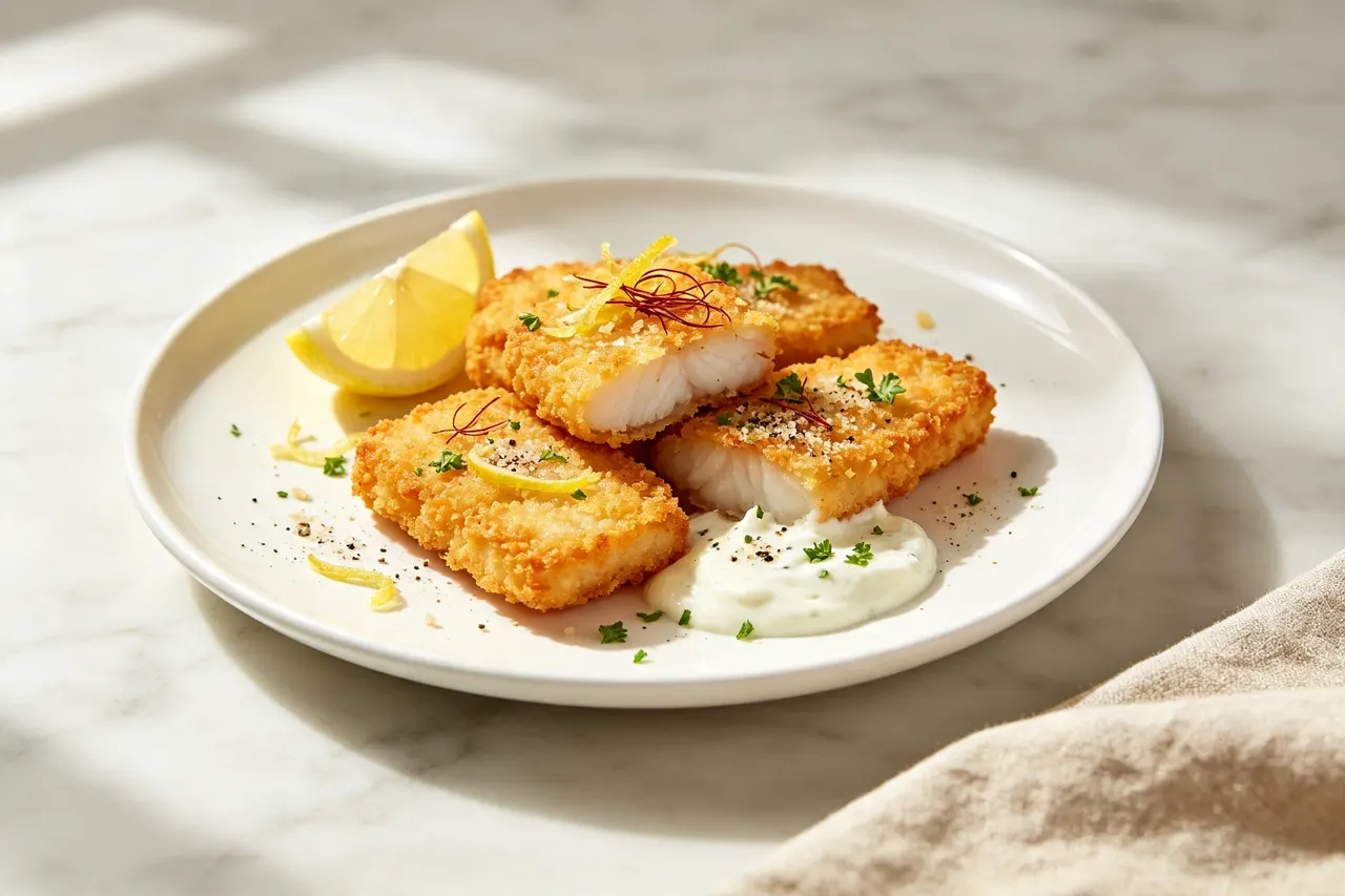 Air Fryer Cod Bites - 260 calorie dinner