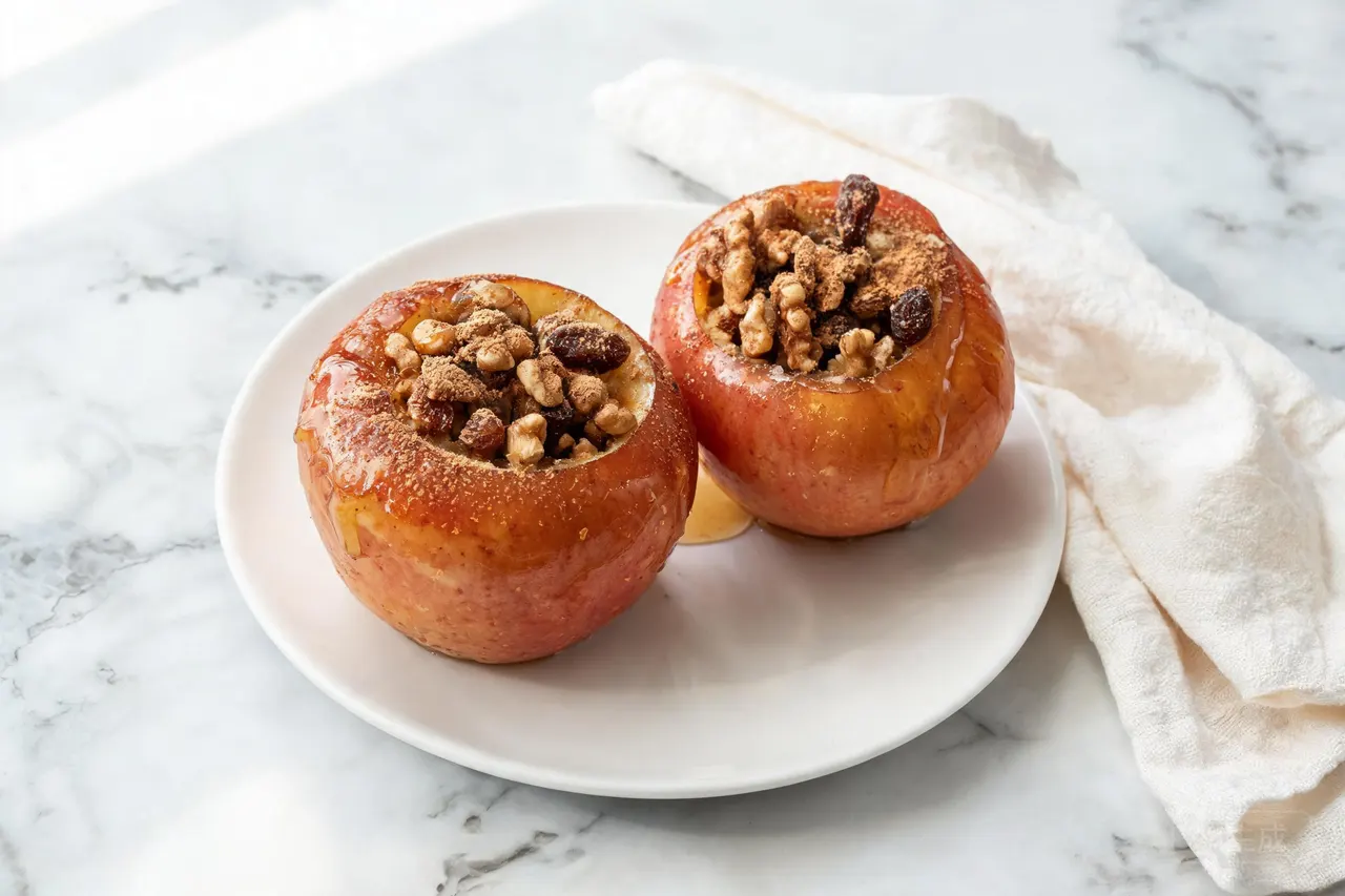 Baked Apples with Cinnamon - 160 calorie dessert