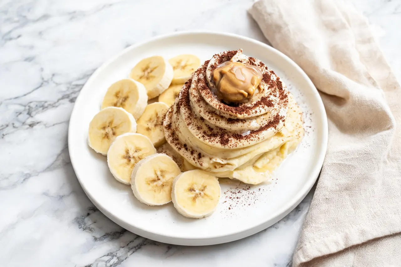 Healthy Banana Ice Cream - 150 calorie dessert