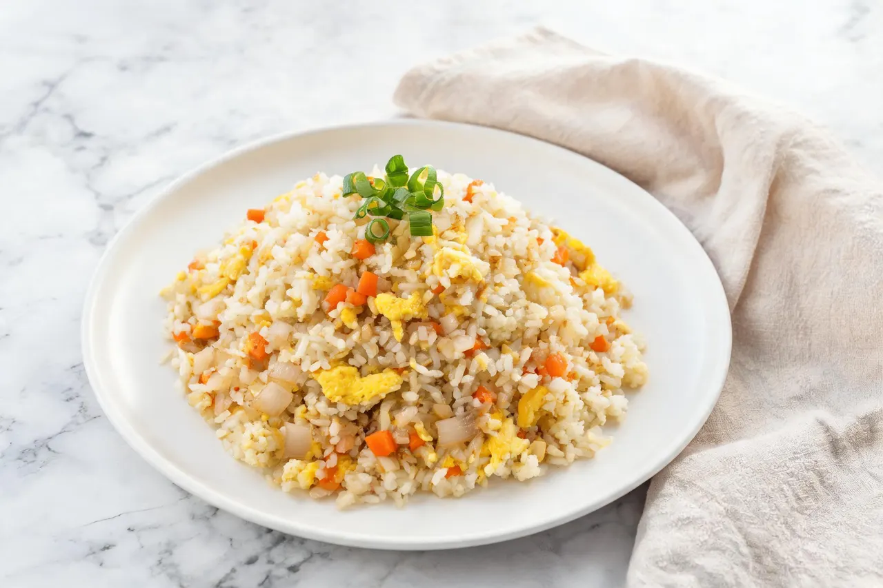 Cauliflower Fried Rice - 290 calorie dinner
