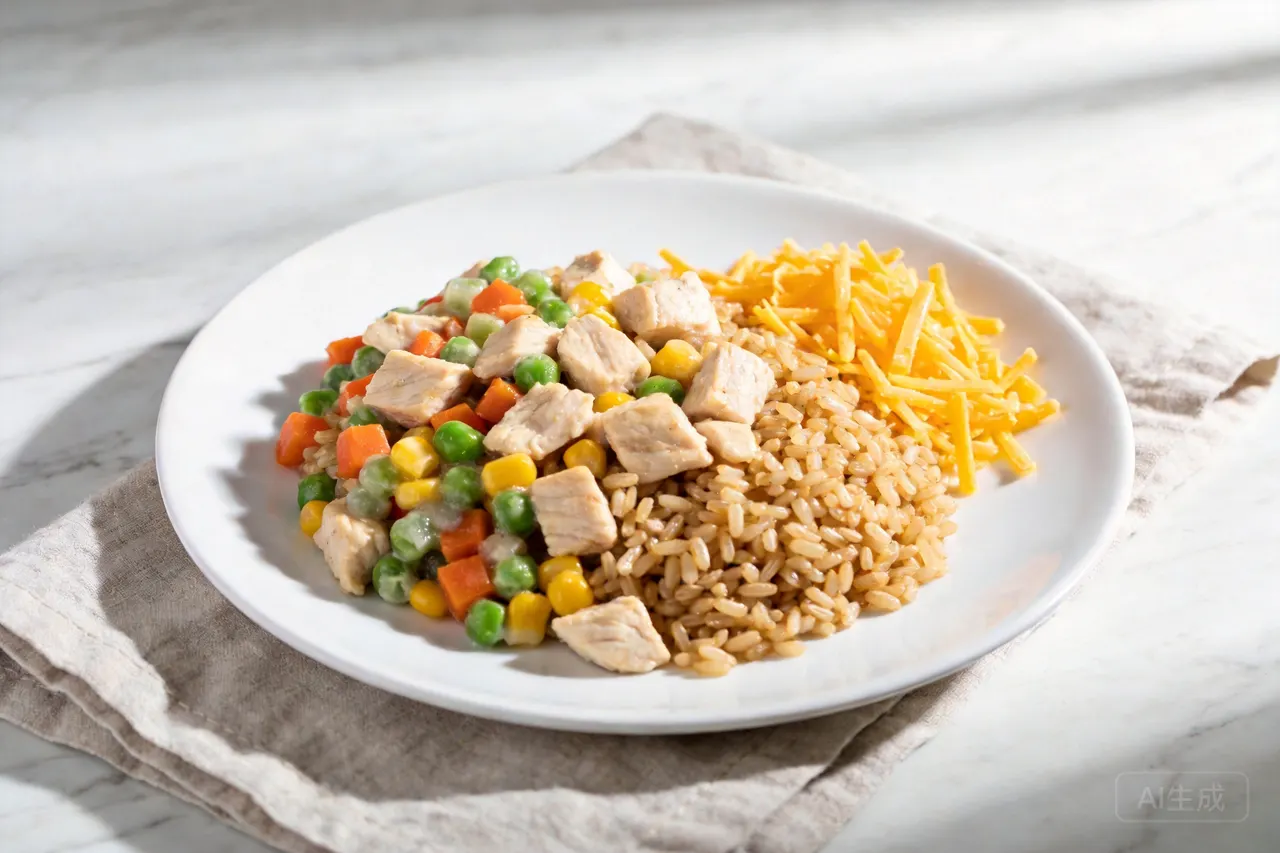 Chicken and Rice Casserole - 620 calorie dinner