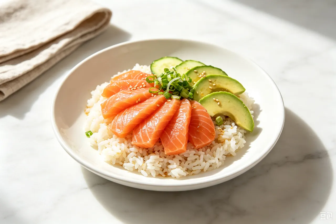 Light Chirashi Bowl - 380 calorie lunch