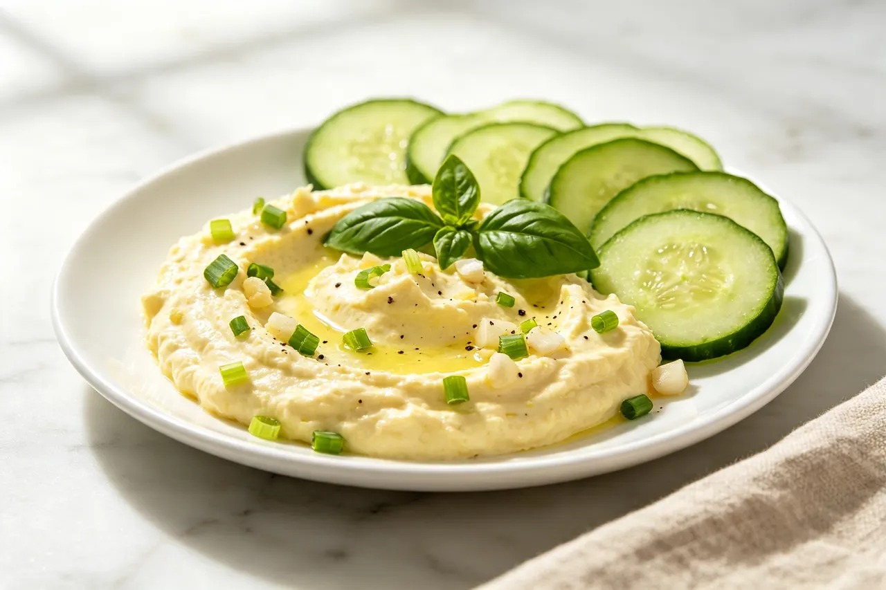 Whipped Cottage Cheese Dip - 120 calorie snack