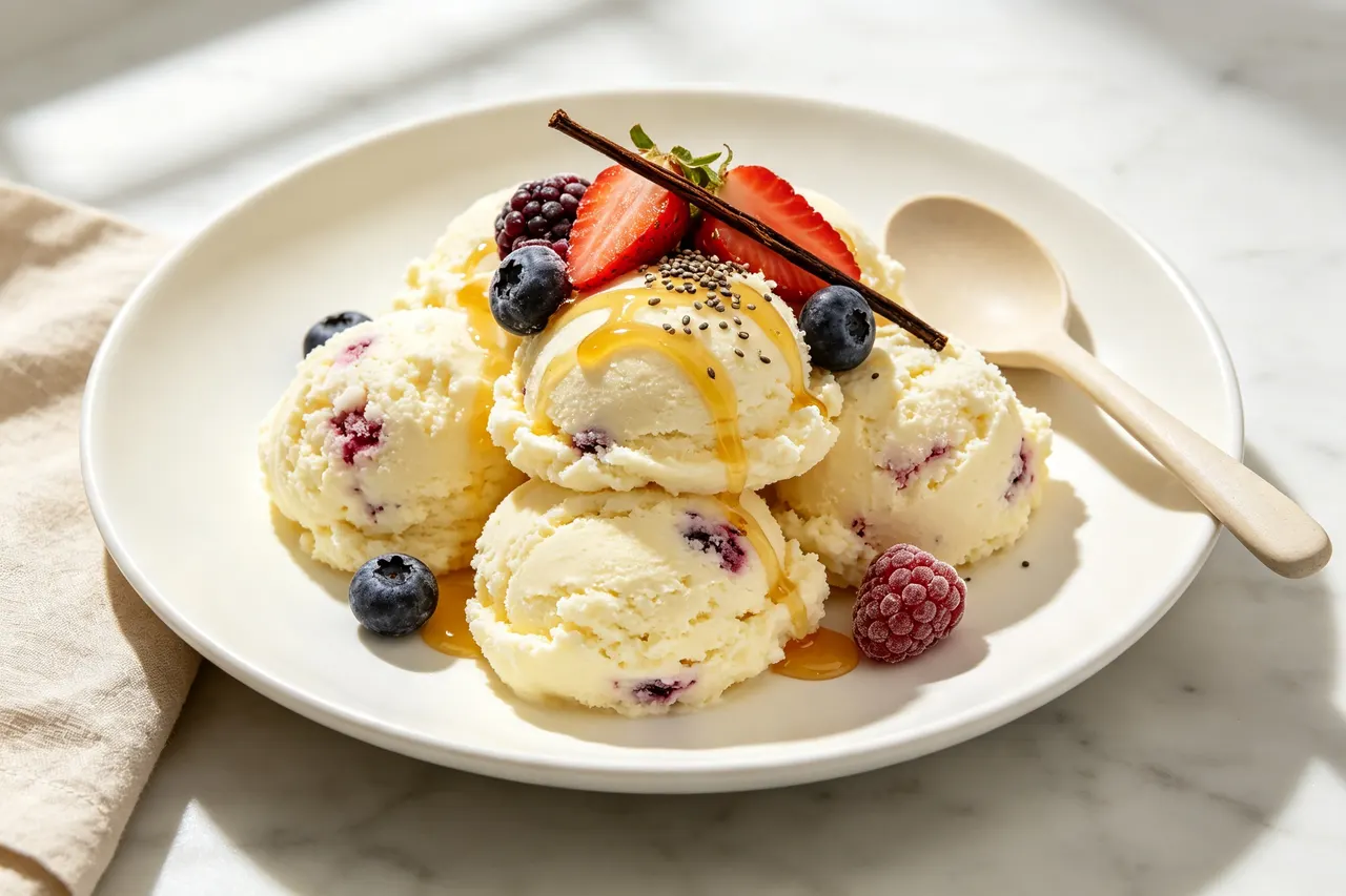 Cottage Cheese Ice Cream - 180 calorie snack