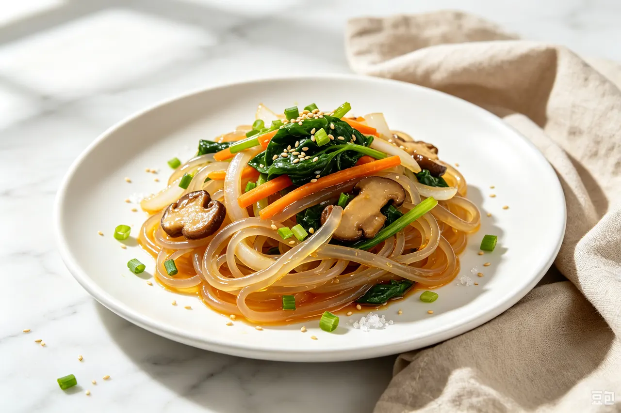 Light Japchae - 290 calorie lunch