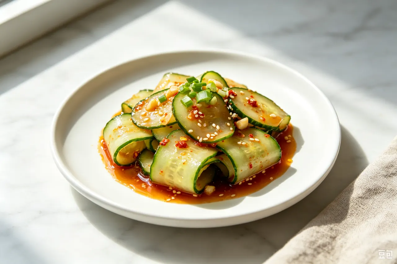 Korean Cucumber Salad Oi Muchim - 70 calorie snack