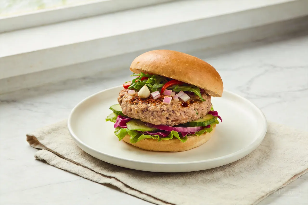 Lean Turkey Burger - 350 calorie dinner