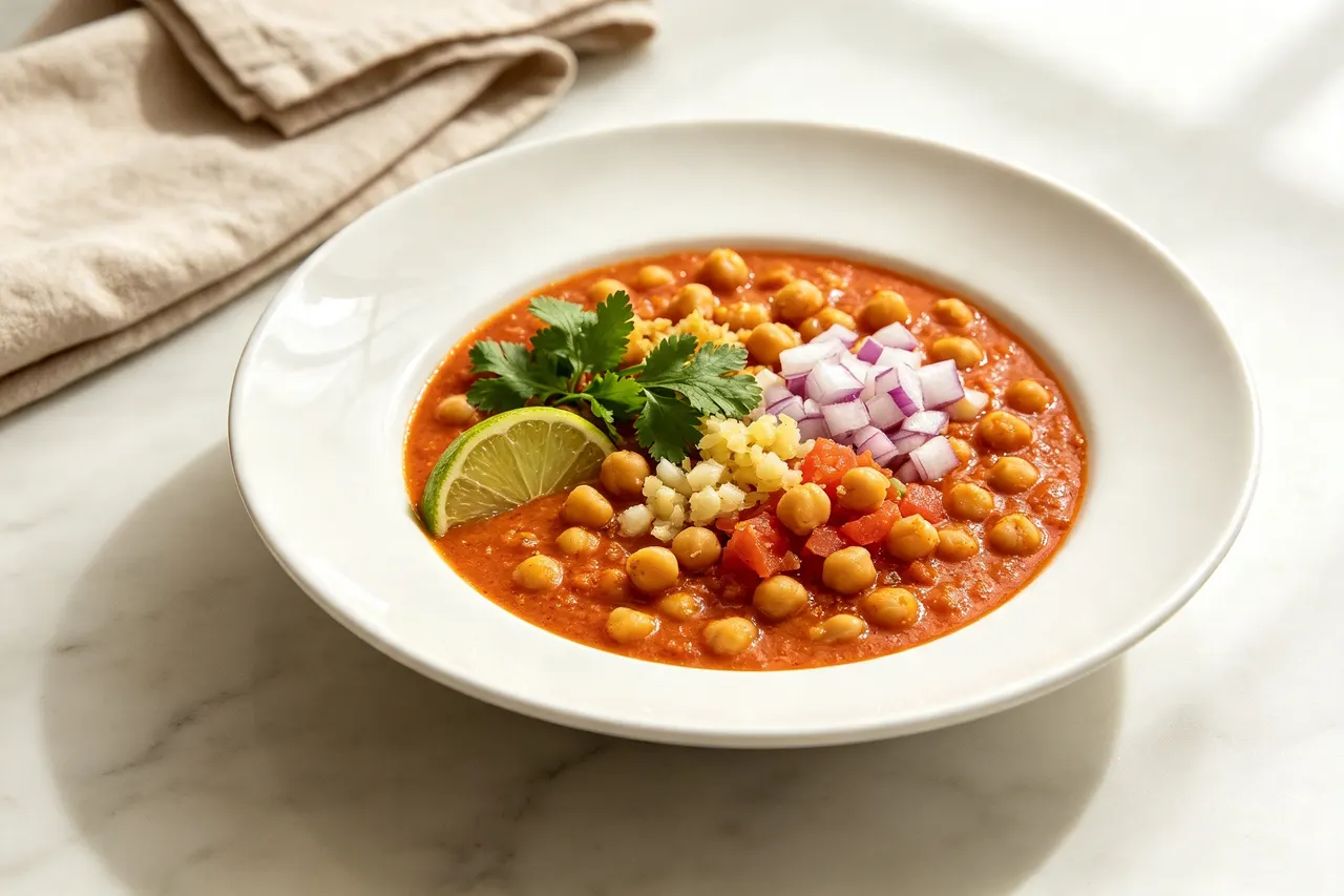 Low-Cal Chana Masala - 320 calorie dinner