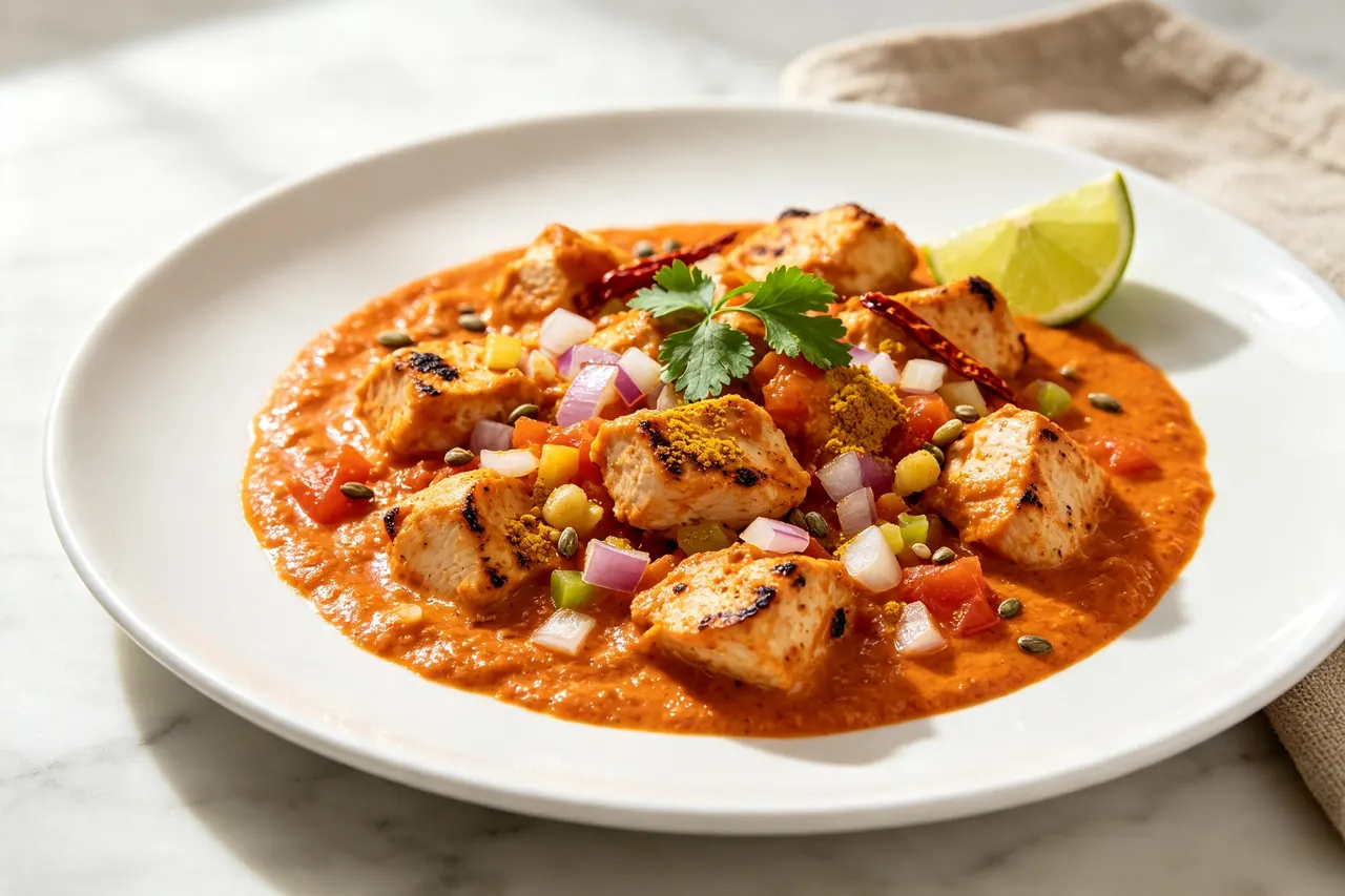 Low-Cal Chicken Tikka Masala - 400 calorie dinner