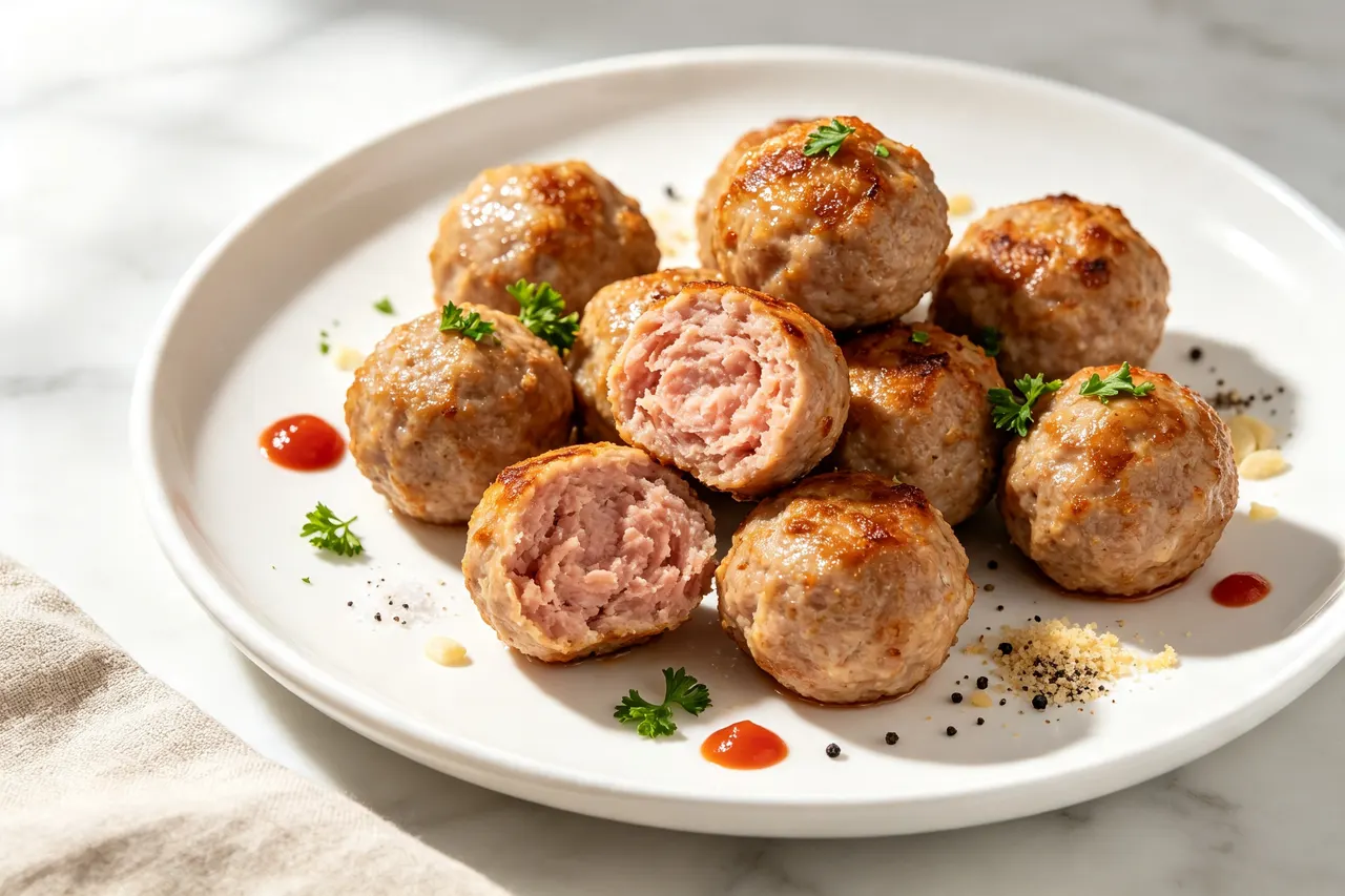 Low Calorie Party Meatballs - 80 calorie snack