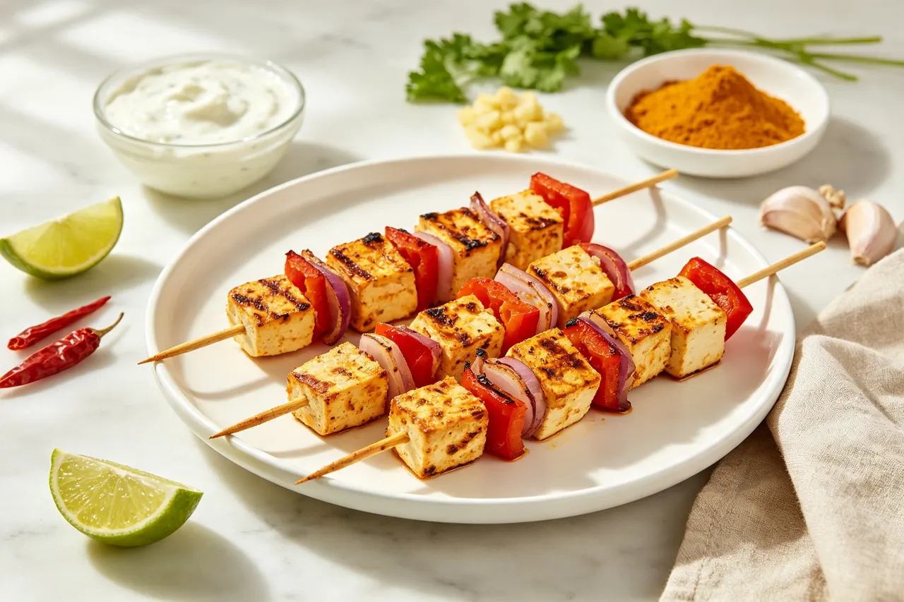 Low-Cal Paneer Tikka - 320 calorie dinner