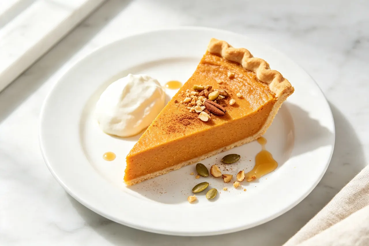 Light Pumpkin Pie - 180 calorie dessert