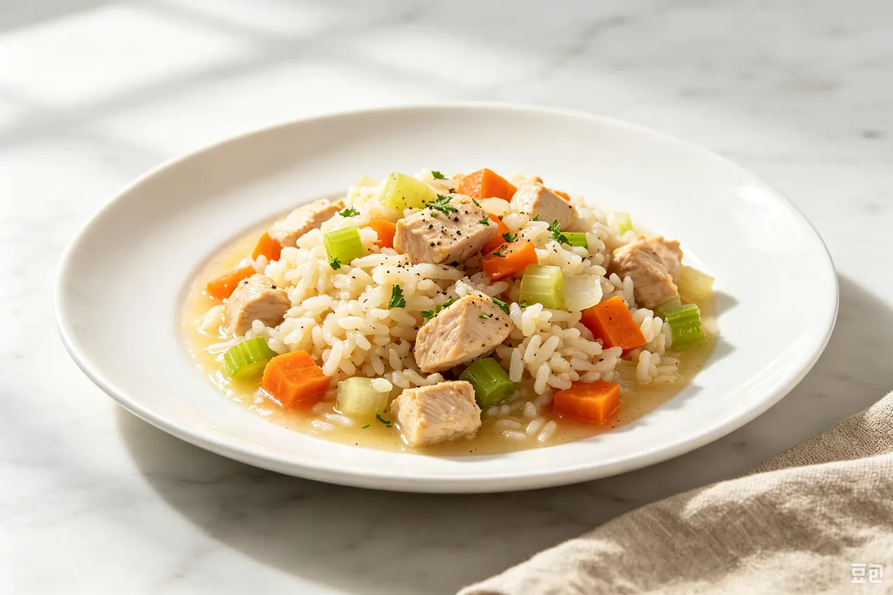 One-Pot Chicken and Rice - 520 calorie dinner