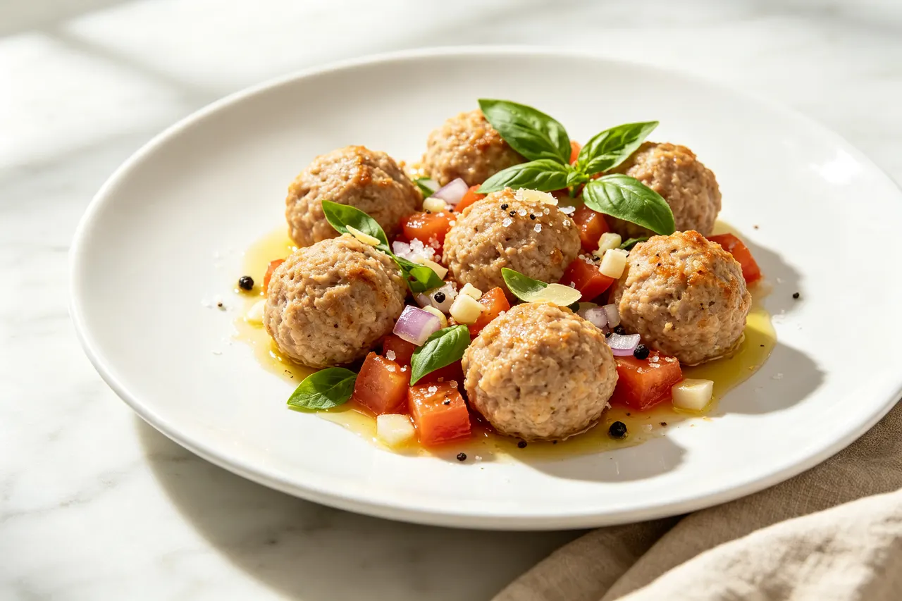 Paleo Turkey Meatballs - 320 calorie dinner