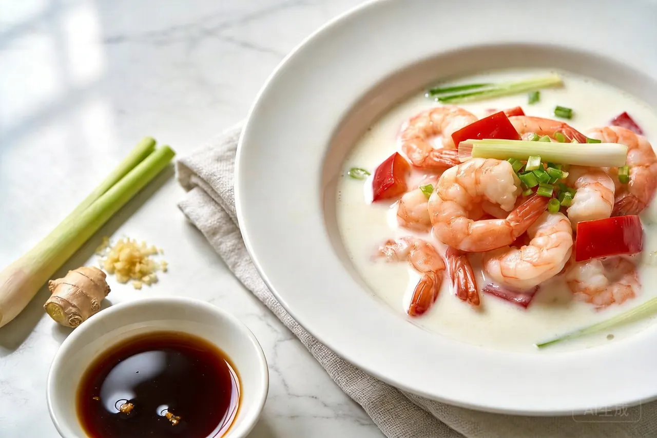 Thai Coconut Soup - 220 calorie dinner