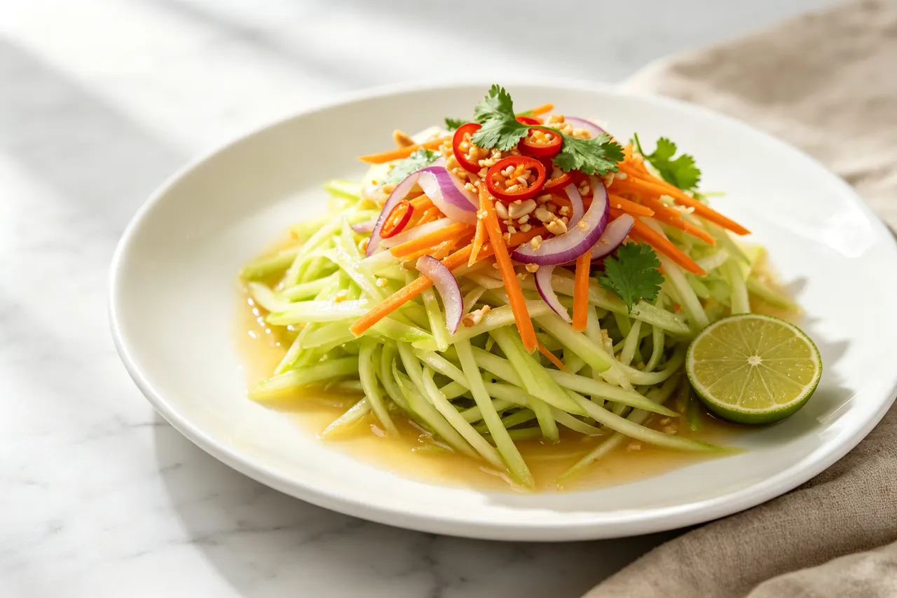 Thai Mango Salad - 170 calorie lunch