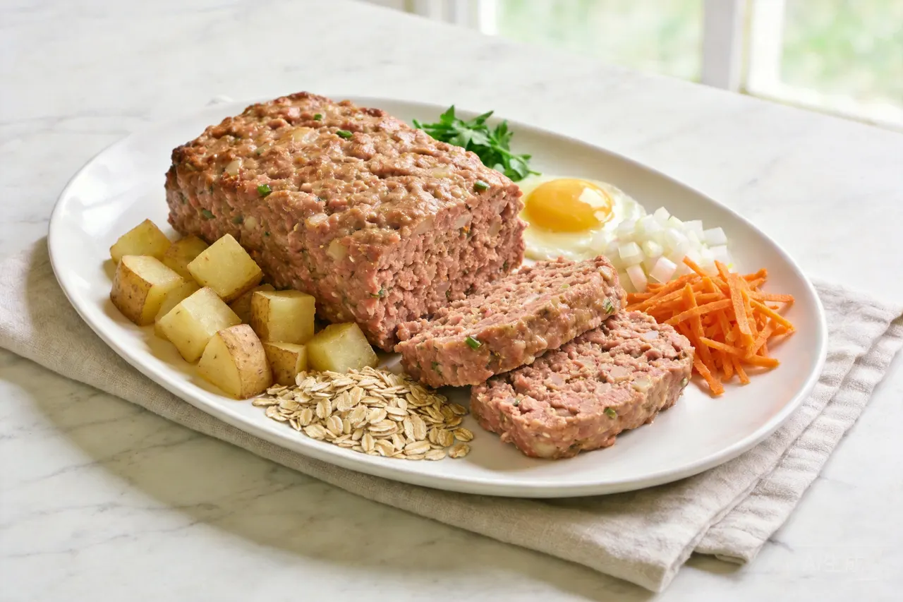 Turkey Meatloaf Dinner - 540 calorie dinner